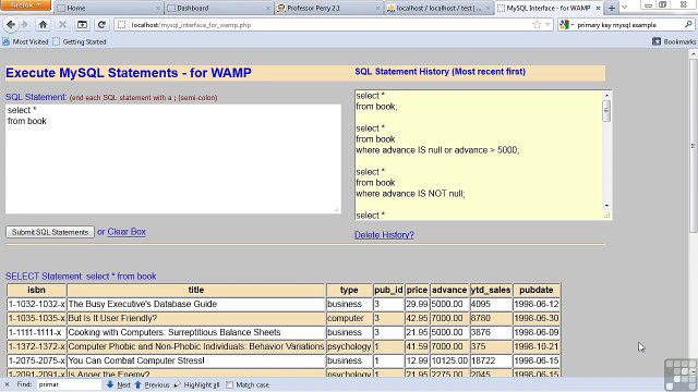Web Design Sorting Results