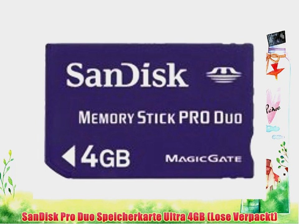 SanDisk Pro Duo Speicherkarte Ultra 4GB (Lose Verpackt)