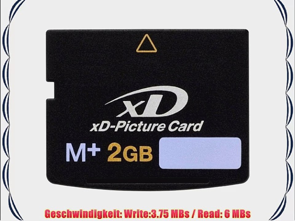 XD Picture Card / Speicherkarte 2 GB - Write:3.75 MBs / Read: 6 MBs f?r Fujifilm FinePix S5600
