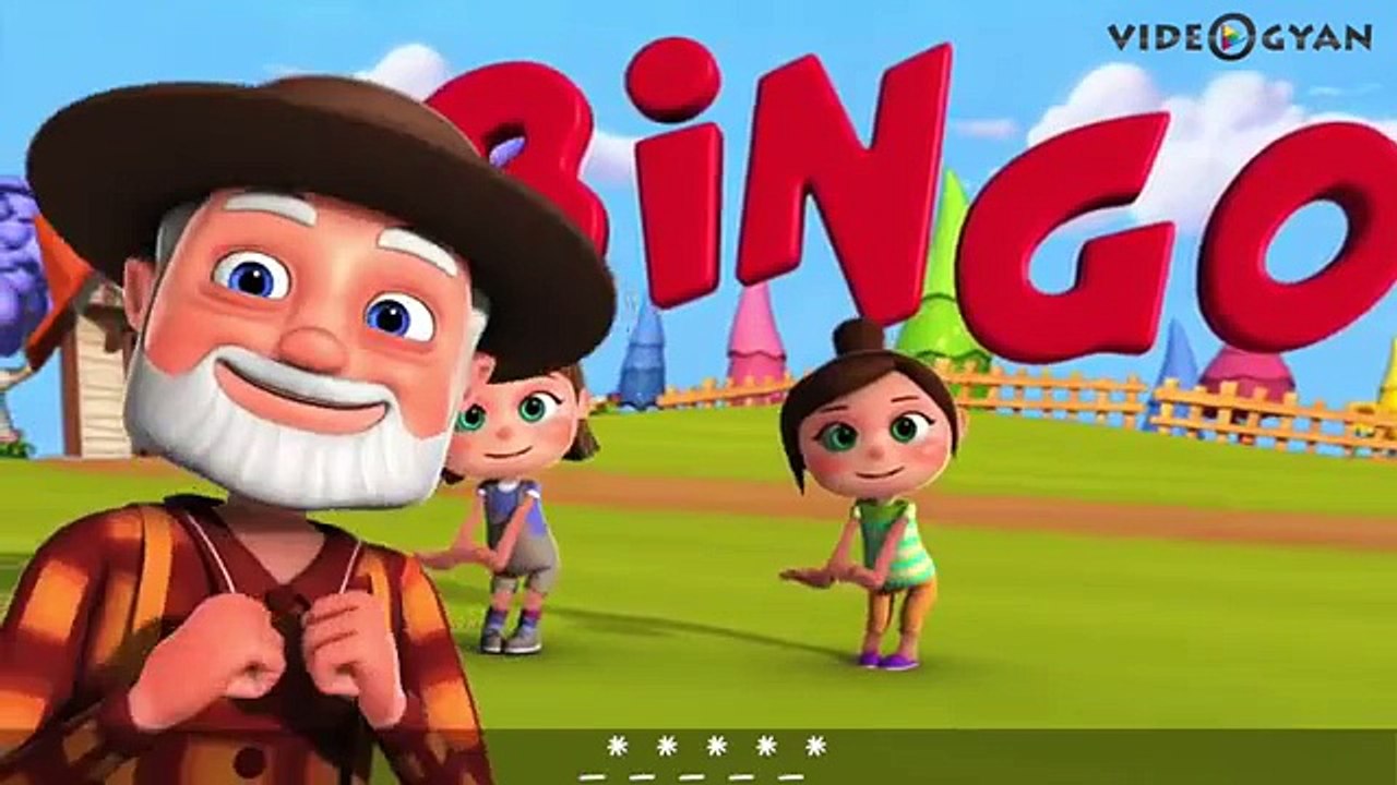 Bingo Dog Song | Videogyan 3D Rhymes | Bingo Rhymes For Children - video  Dailymotion