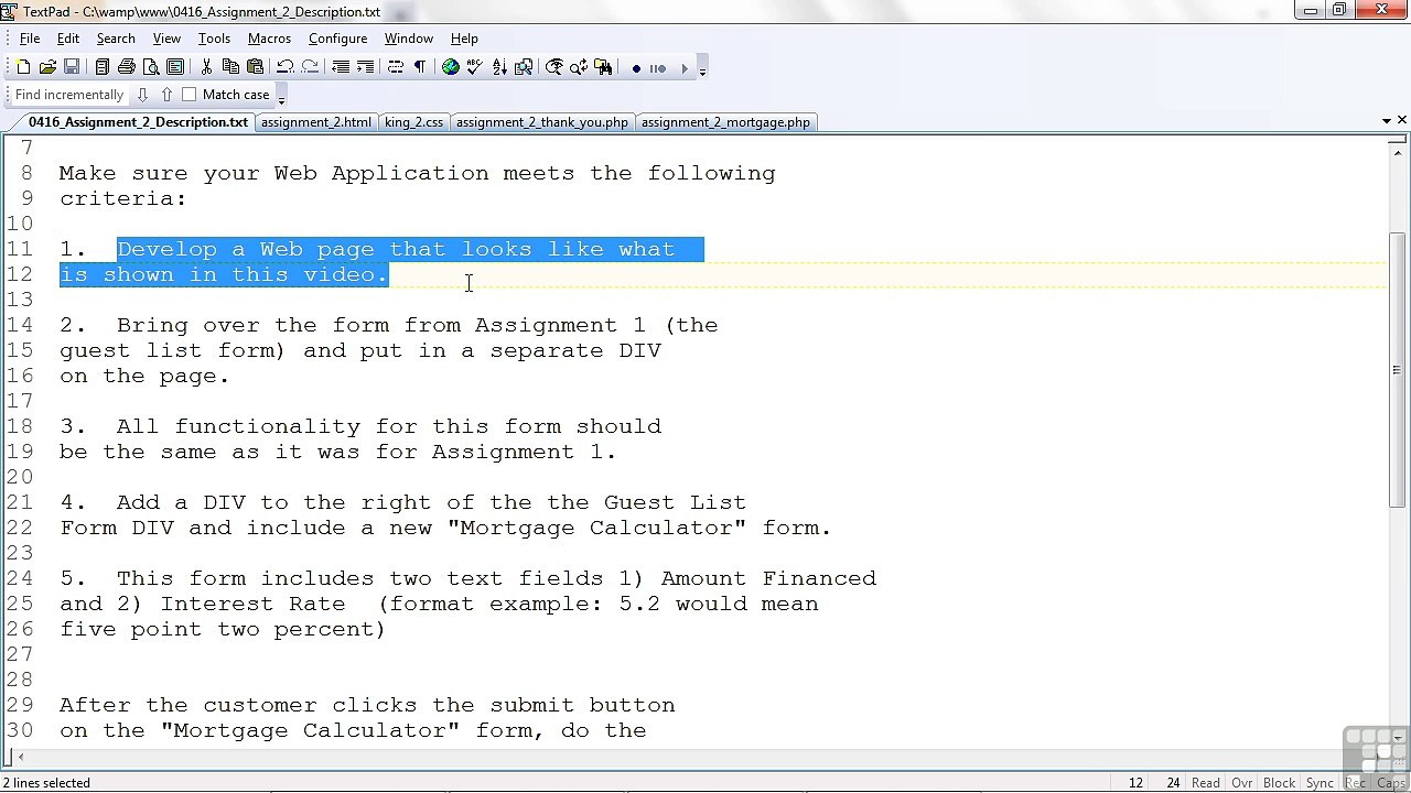 Web Design Assignment 2