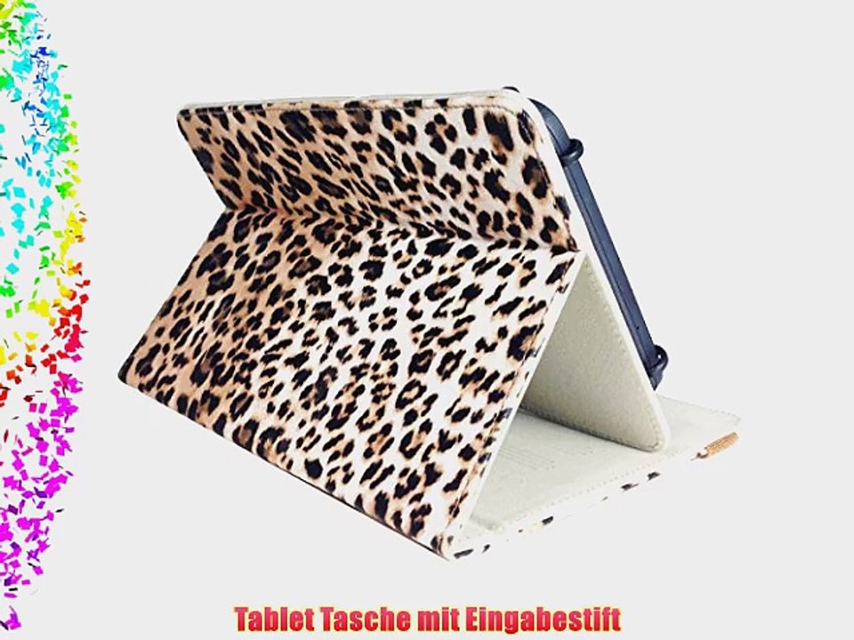 Trekstor Breeze 10 zoll Quad Tablet PC Tasche mit aufstellfunktion Leo Muster - Leopard 10.1