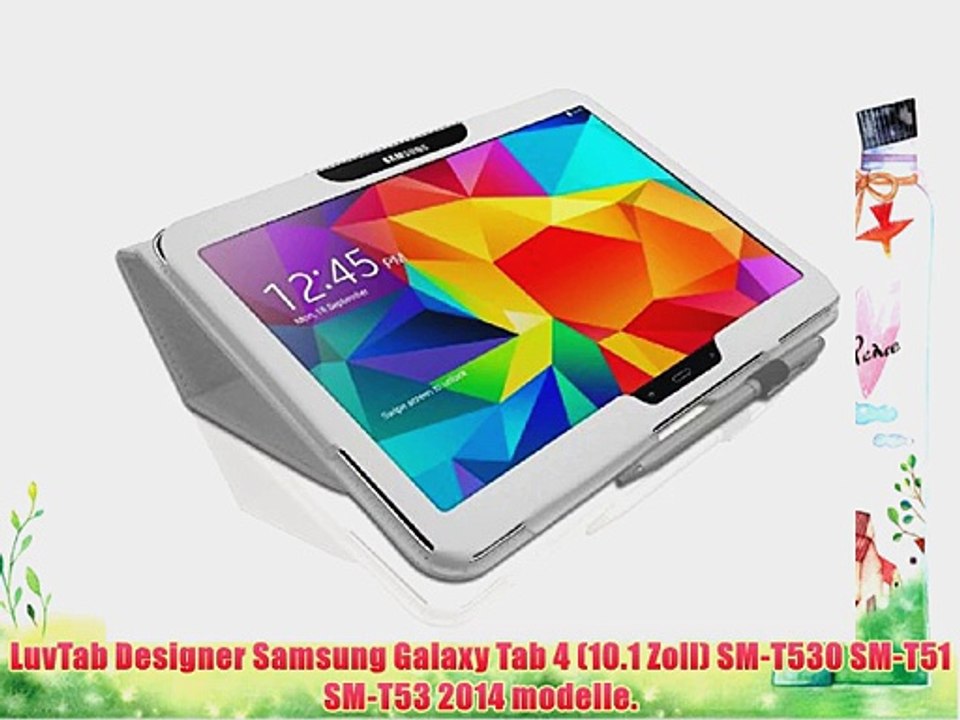 LuvTab? Samsung Galaxy Tab 4 (10.1 Zoll 2014 modelle) Tasche Case H?lle Mit Aufsteller Funktion