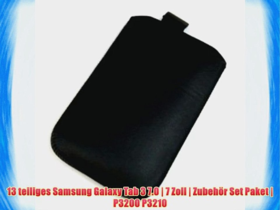 13 teiliges Samsung Galaxy Tab 3 7.0 | 7 Zoll | Zubeh?r Set Paket | P3200 P3210