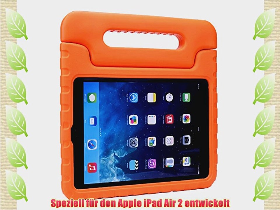 Cooper Cases(TM) Dynamo iPad Air 2 H?lle f?r Kinder in Orange   Frei Displayschutzfolie (Leicht