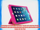 JAMMYLIZARD | Ledertasche Smart Case f?r iPad Air 2013 (5. Generation) ROSA