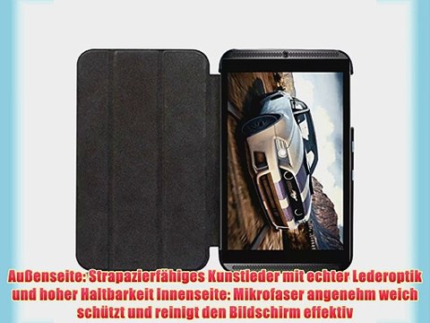 Leichtgewichtler Leder Tasche H?lle Schutzh?lle Case f?r Der neue NVIDIA SHIELD 8.0 8 Zoll