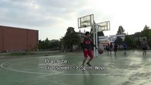 Street Basketball 1on1 Best Skills ; Best spin move , Crossover - Spin move 베스트 스핀무브