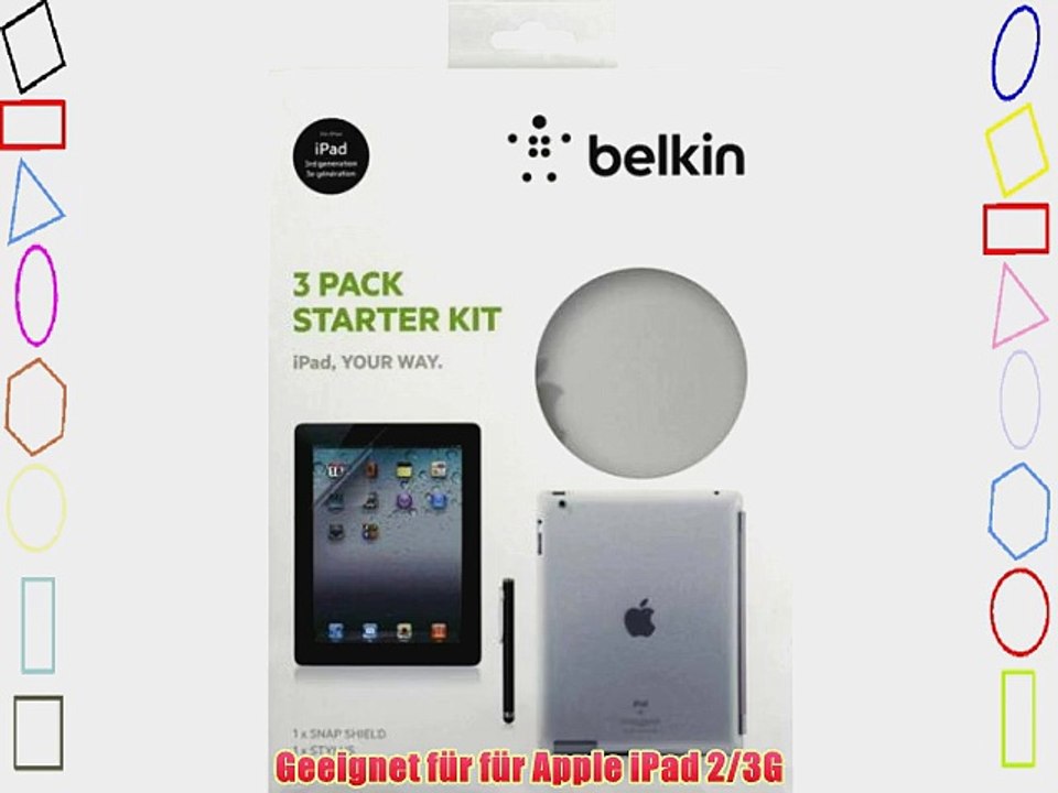 Belkin Starter Kit A Bundle aus Schutzh?lle Stylus Pen und Displayschutzfolie (geeignet f?r