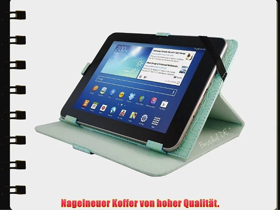 Luxus Blau Krokodil Lederner Tasche Case H?lle f?r JAY-tech PA755 7 7 Zoll Inch Tablet-PC