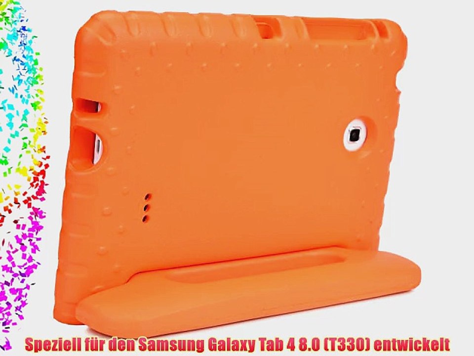 Cooper Cases(TM) Dynamo Samsung Galaxy Tab 4 8.0?(T330) H?lle f?r Kinder in Orange (Leicht