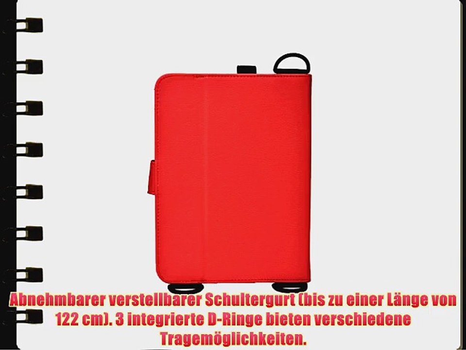 Cooper Cases(TM) Magic Carry Apple iPad Mini / Mini 2 / Mini 3 Tablet Folioh?lle mit Schultergurt