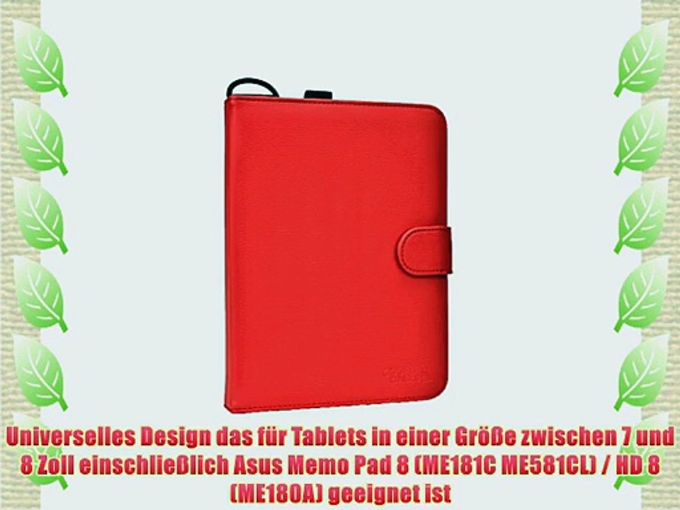 Cooper Cases(TM) Magic Carry Asus Memo Pad 8 (ME181C ME581CL) / HD 8 (ME180A) Tablet Folioh?lle