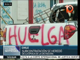 Chile: trabajadores subcontratados se mantienen en huelga
