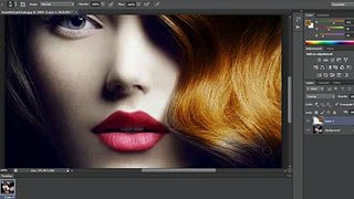 Adobe Photoshop CS6-How To Change Hair Color Urdu Tutorial