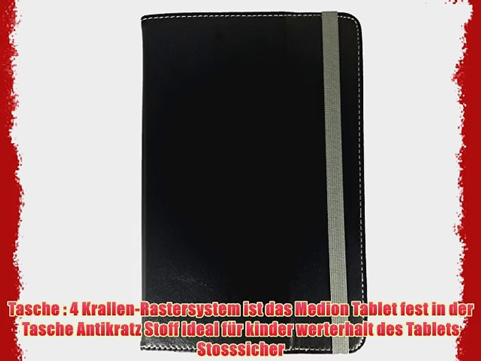 Ninetec Inspire / Platinum 10 Zoll Tablet Pc Tasche mit standfunktion   Touch Pen   Display