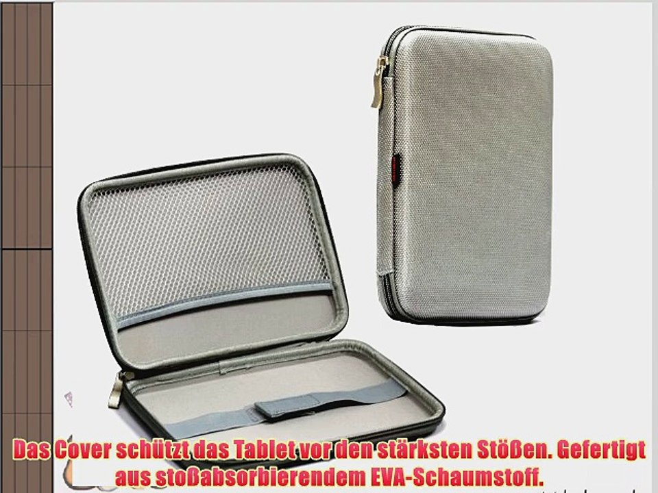Navitech Grau Schutz Case Cover Sleeve f?r das Kurio 7 Personal Tablet (wie bei Toys'R'Us)
