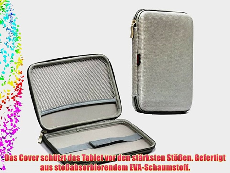 Navitech Grau Schutz Case Cover Sleeve f?r das MILLENNIUM Kinder-Tablet'' wie in ALDI