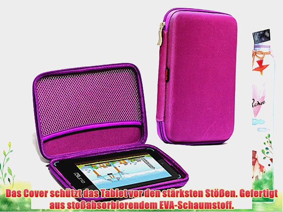 Navitech Lila Schutz Case Cover Sleeve f?r das Kurio Pocket (wie Toys'R'Us)