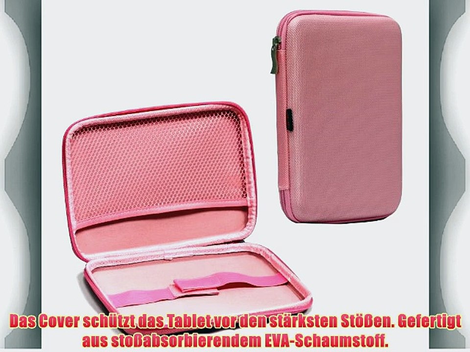 Navitech Pink Hard Protective Case Cover for the Lexibook Ultra 3XL (wie bei Toys'R'Us)