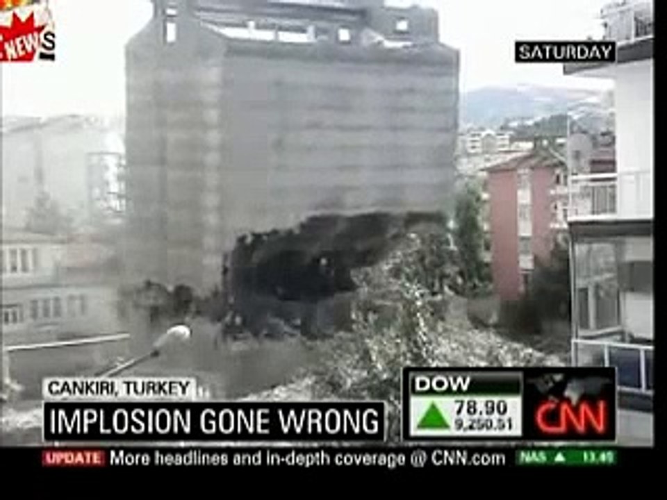 Building Implosion Gone Wrong
