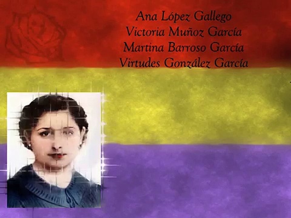 Vídeo homenaje a las 13 Rosas.