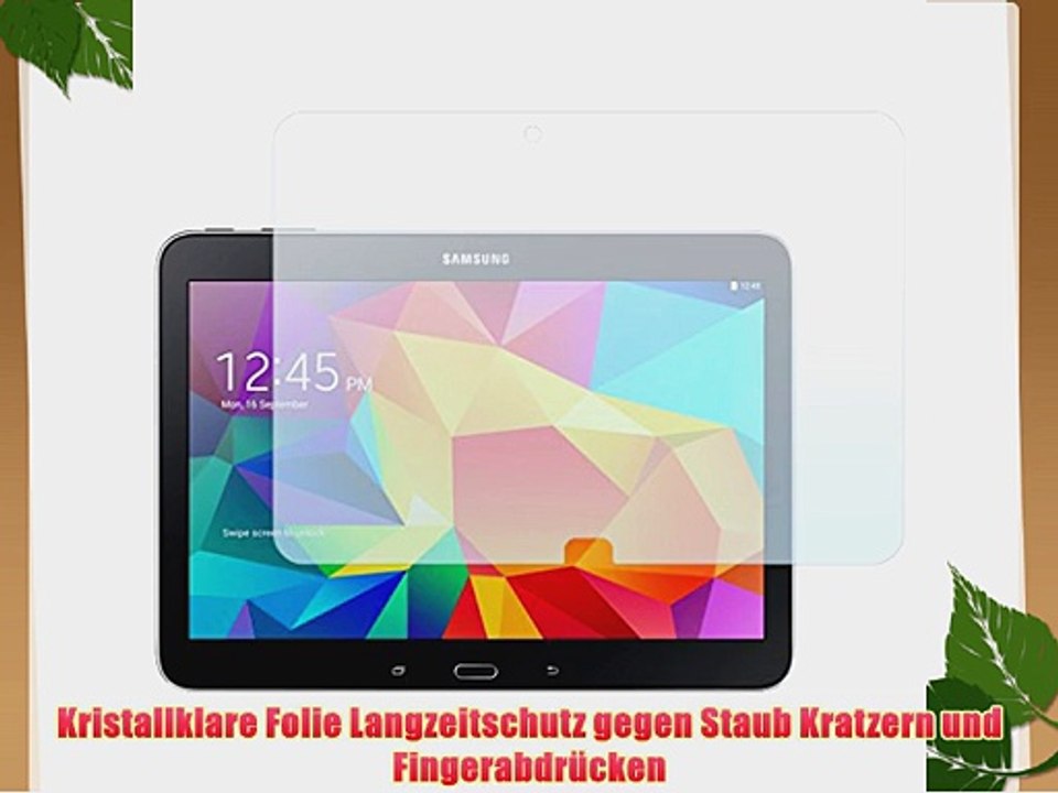 x9 St?ck Displayschutzfolie f?r Samsung Galaxy Tab 4 10.1 (10.1 Zoll) von PrimaCase