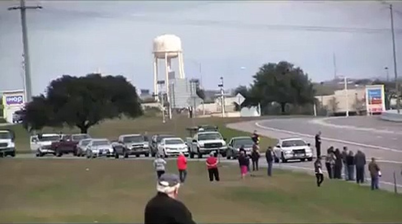 Funeral procession for Navy SEAL Chris Kyle in Georgetown