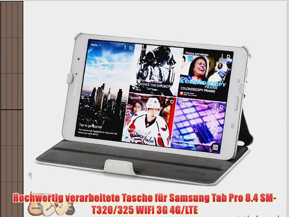 UltraSlim Smart Case Samsung Galaxy Tab Pro 8.4 SM-T320 WiFi T325 LTE Tablet H?lle Tasche Schutzh?lle