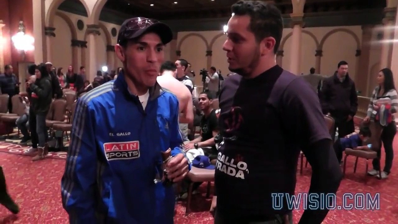 Entrevista a Juan Francisco "El Gallo" Estrada antes de su pelea ante Roman "Chocolatito" Gonzalez