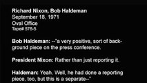 Nixon: raw watergate tape: 