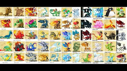 Todos los dragones de dragon city (en la descripcion combinaciones)
