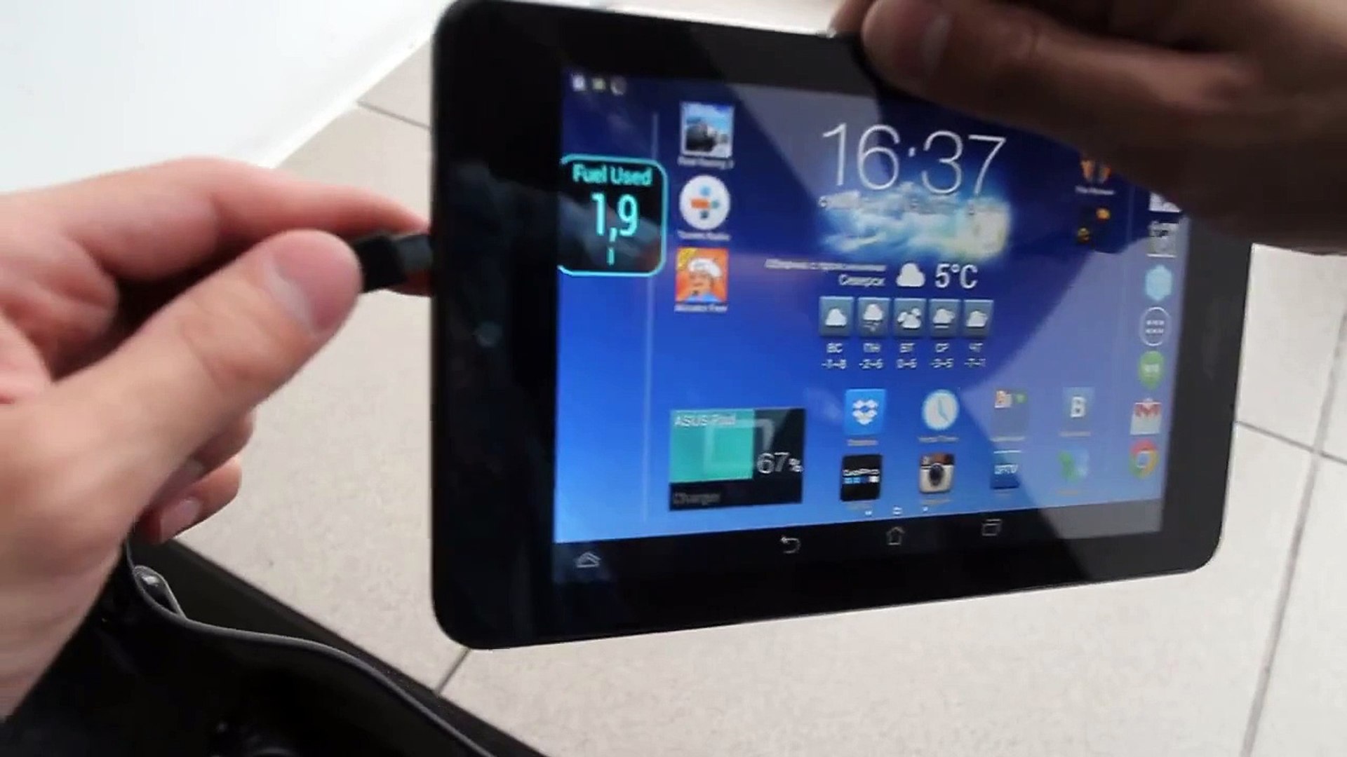 ASUS MeMO Pad HD 7 ME173X with OTG - video Dailymotion