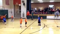 Kid doesn't want to play basketball stays still is hilarious