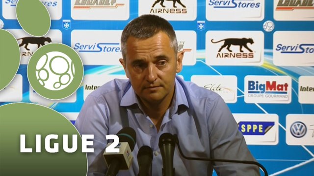 Conférence de presse AJ Auxerre - Stade Brestois 29 (0-0) : Jean-Luc VANNUCHI (AJA) - Alex DUPONT (BREST) - 2015/2016