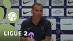 Conférence de presse Paris FC - Stade Lavallois (1-1) : Denis RENAUD (PFC) - Denis ZANKO (LAVAL) - 2015/2016