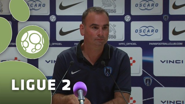 Conférence de presse Paris FC - Stade Lavallois (1-1) : Denis RENAUD (PFC) - Denis ZANKO (LAVAL) - 2015/2016