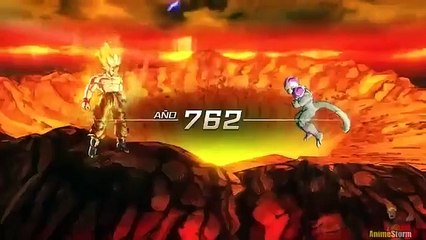 Dragon Ball Xenoverse [PS4] Prologo Goku vs Frieza, Cell & Kid Buu (Español)