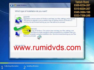 windows 7 Installation in urdu step 9