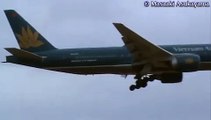 Crosswind Landing - by Vietnam Airlines Boeing 777-200ER 【VN-A147】