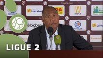 Conférence de presse FC Metz - RC Lens (0-0) : José RIGA (FCM) - Antoine  KOMBOUARE (RCL) - 2015/2016