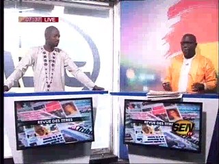 Revue des titres Sen TV du 31 juillet 2015