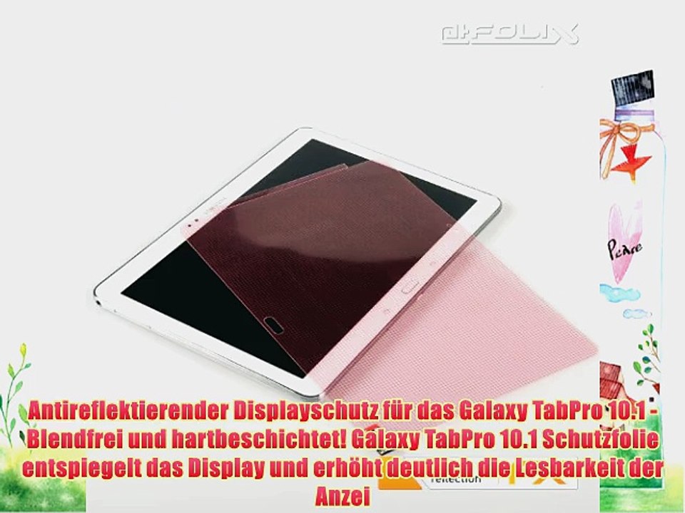 2 x atFoliX Schutzfolie Samsung Galaxy TabPro 10.1 (LTE