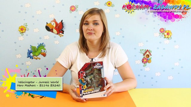 Velociraptor - Hero Mashers - Jurassic World - Hasbro - B1196 B3240 - Recenzja