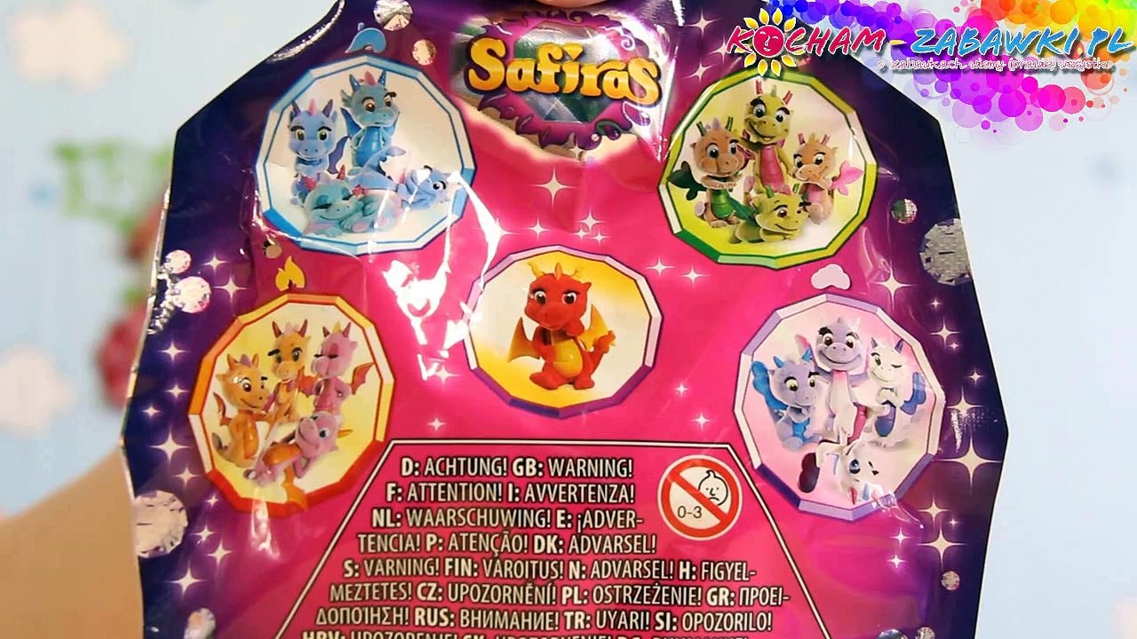 Bag with Dragon / Saszetka ze Smokiem Safiras - Safiras from Tarakona - Simba - 620509