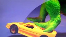 Train Games  Dinosaur toy riding on hotwheels cars  Clip used in My Little Pony Thomas And Friendshi