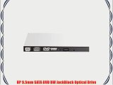 HP 9.5mm SATA DVD RW JackBlack Optical Drive