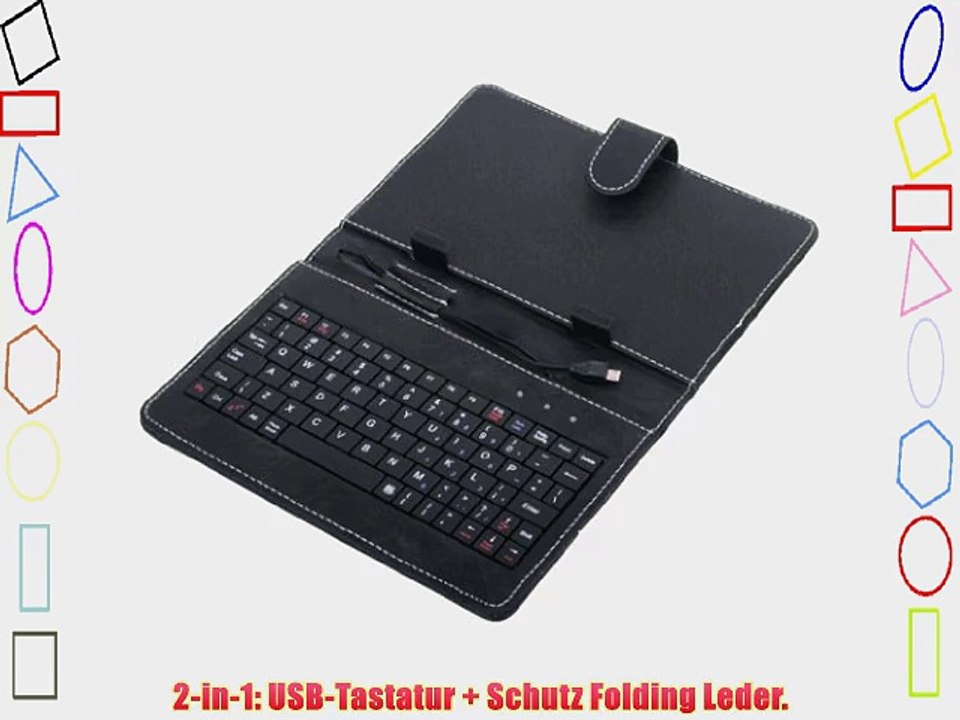 Mini USB Tastatur Und sch?tzender lederner Fall Abdeckung f?r 7 Zoll 7 Tablet PC MID