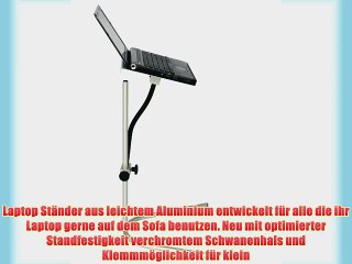Laptop Bodenst?nder St?nder h?henverstellbar und neigbar f?r Laptops and Tablets poliertes