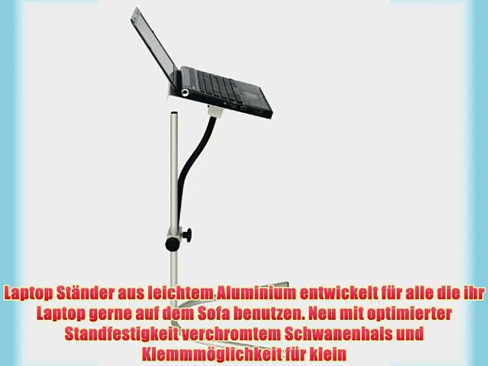 Laptop Bodenst?nder St?nder h?henverstellbar und neigbar f?r Laptops and Tablets poliertes